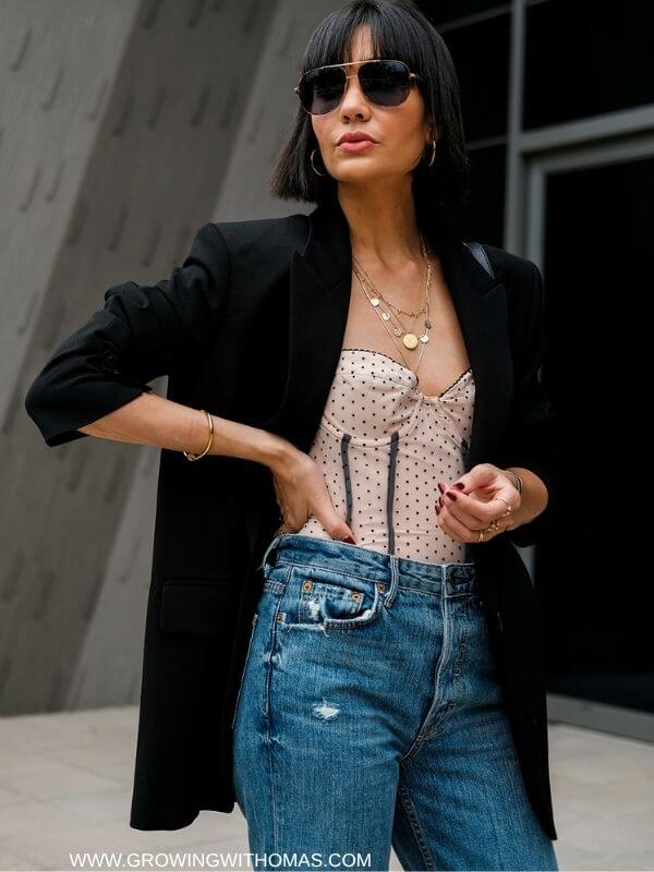 a-woman-wearing-a-black-blazer-featured-image-on-how-to-style-a-blazer