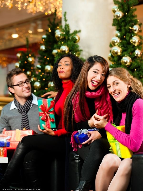 friends-celebrating-in-christmas-party-ideas-for-adults