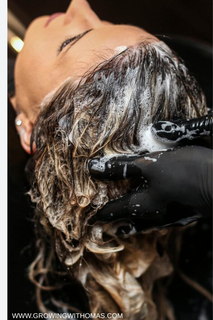picture-of-a-wig-being-washed-on-how-to-wash-human-hair-properly