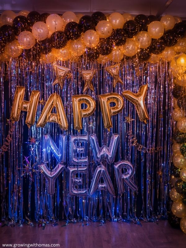 DIY-New-Years-Eve-photo-booth-with-festive-decorations